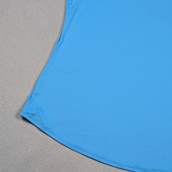 Under Armour Green Semi-Fitted Heat Gear Workout T-shirt Blue Women's Size Large - Picture 9 of 15